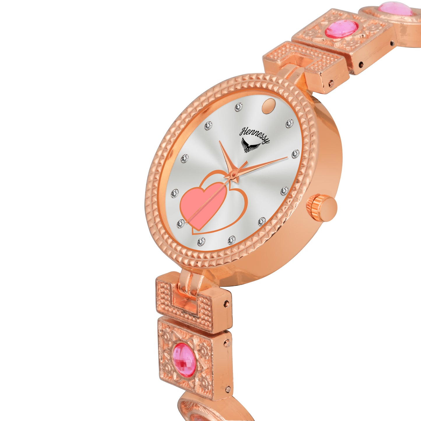 Pink Champagne Timekeeper Analog Watch For Women