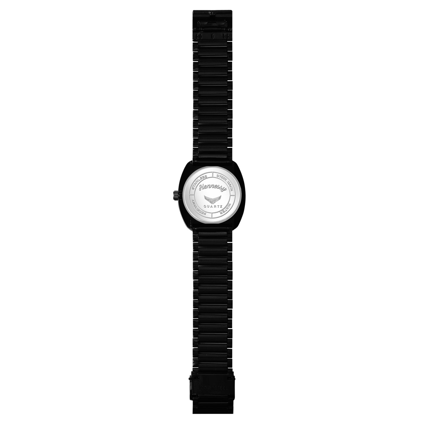 Silver Midnight Black Analog Watch For Man