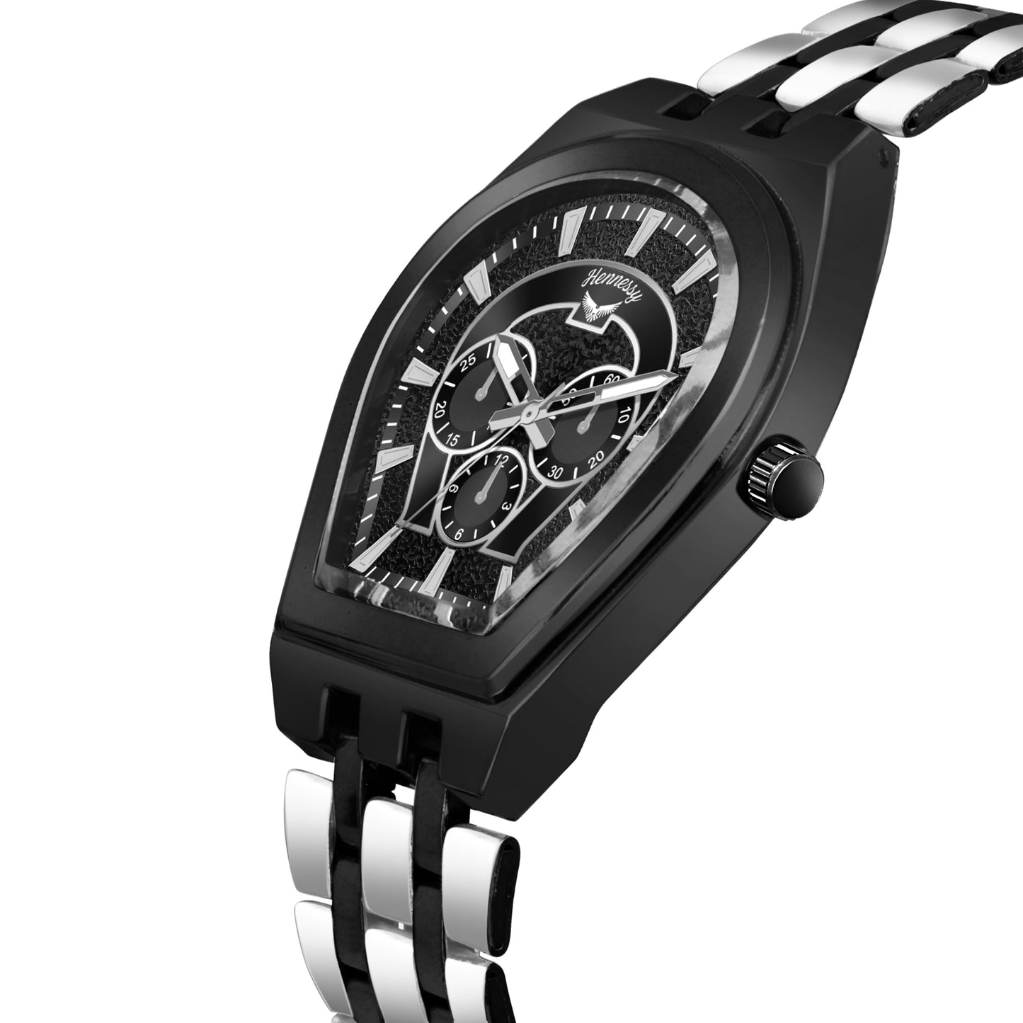 Black Diamond Analog Watch For Men