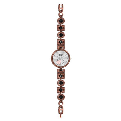 Hazelnut Harmony Analog Watch For Women