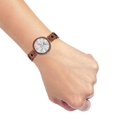 Hazelnut Harmony Analog Watch For Women