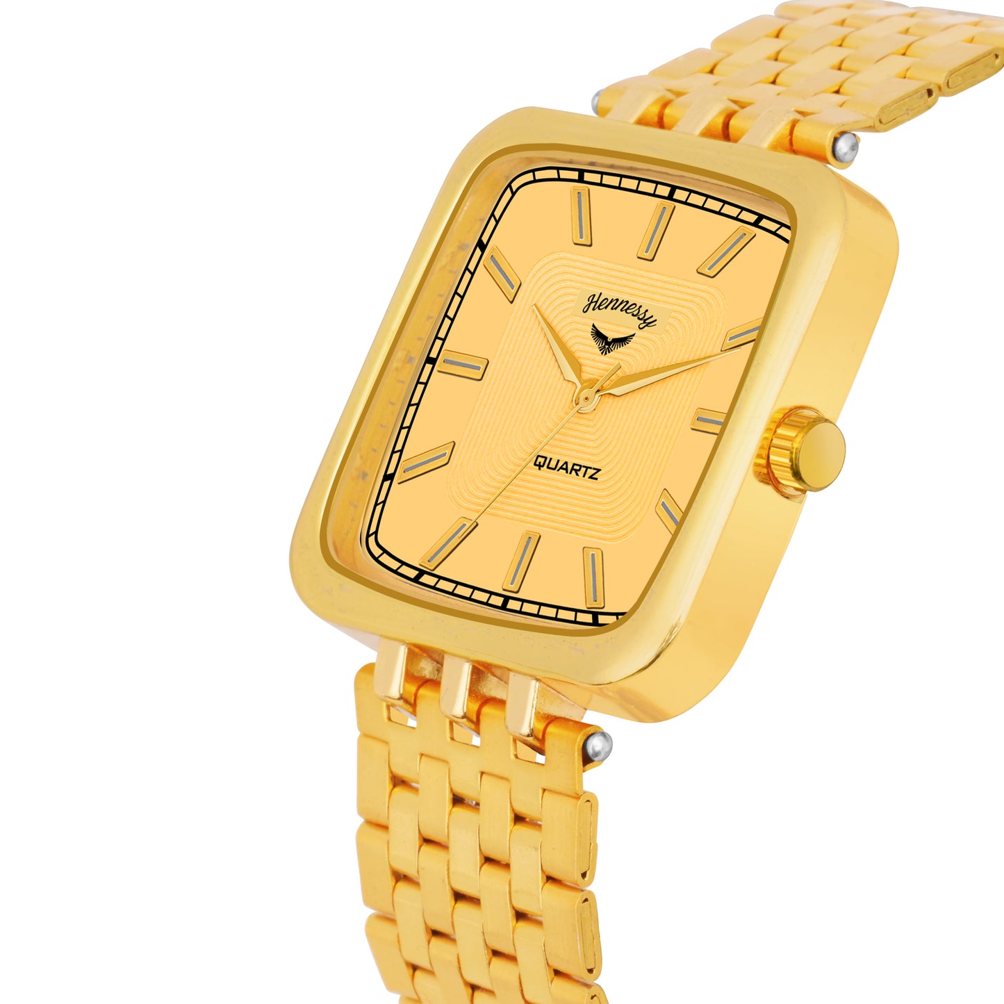 Luxe Gold Classic Analog Watch For Men