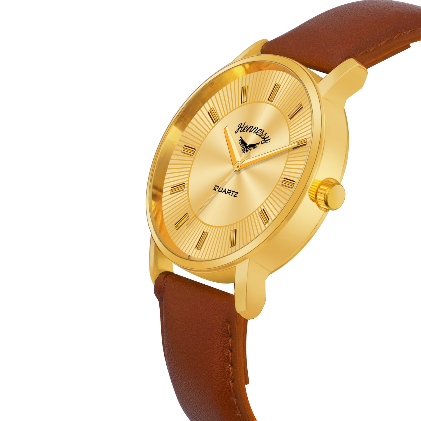 Golden Caramel Analog Watch For Man