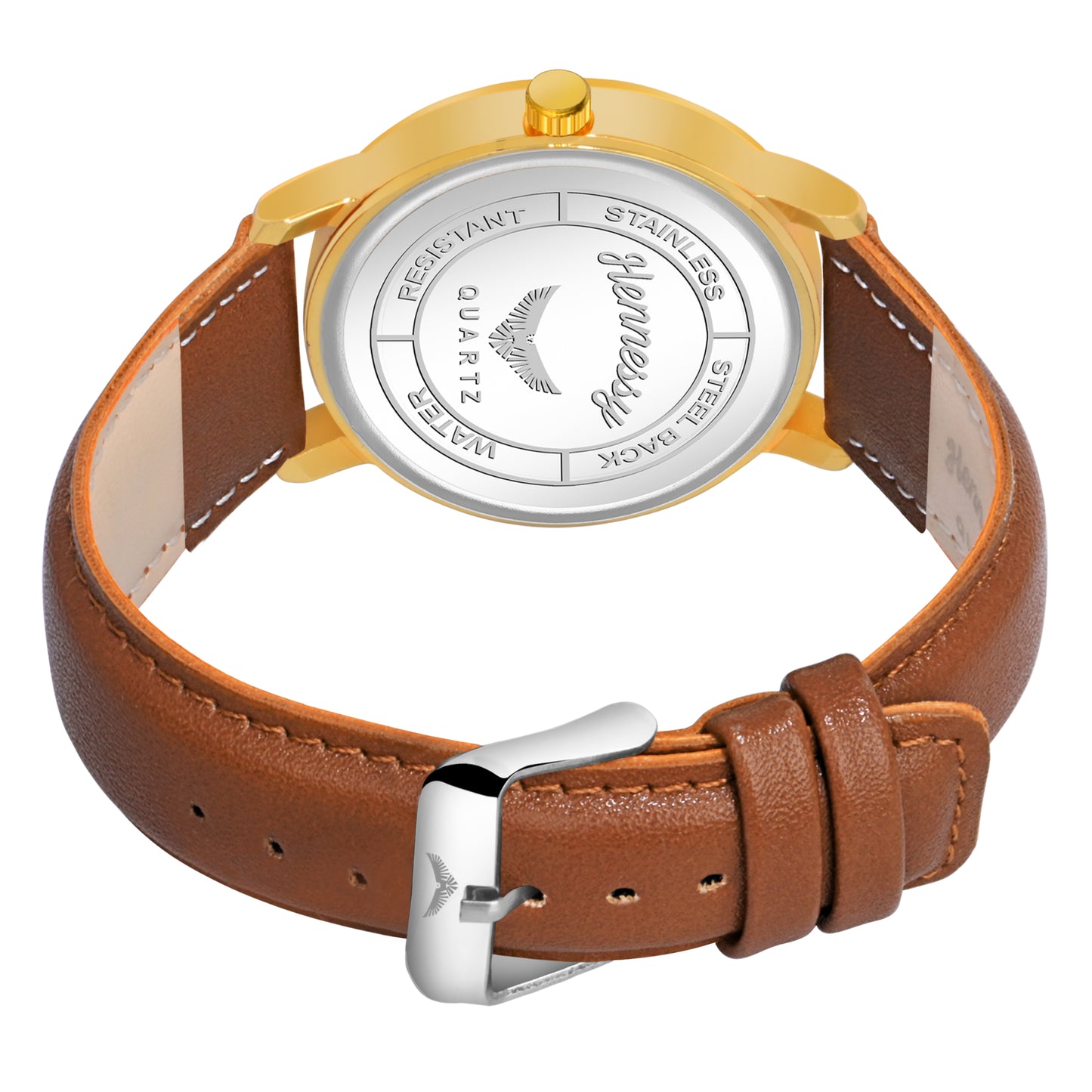 Golden Caramel Analog Watch For Man