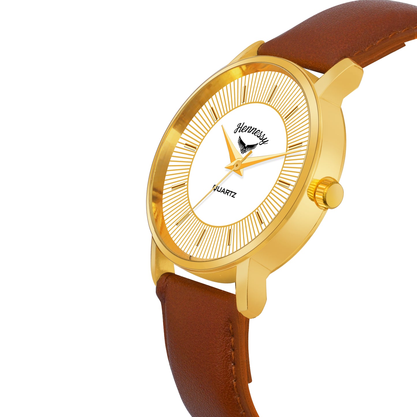 Golden Oak Analog Watch For Men