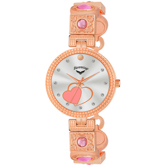 Pink Champagne Timekeeper Analog Watch For Women