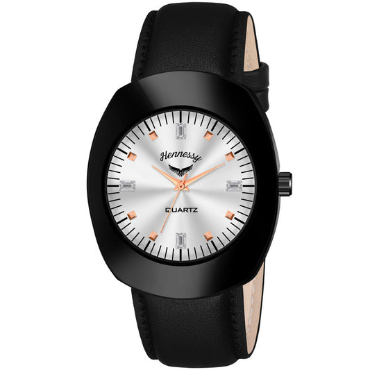 Black Majesty Oval Analog Watch For Man