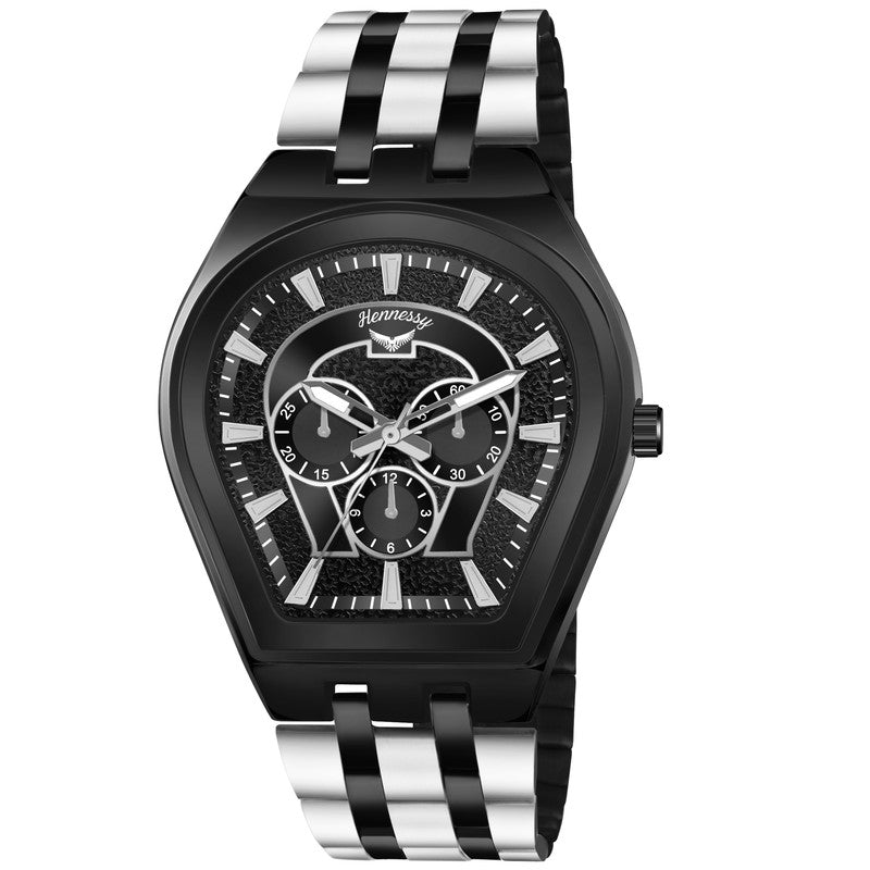 Black Diamond Analog Watch For Men